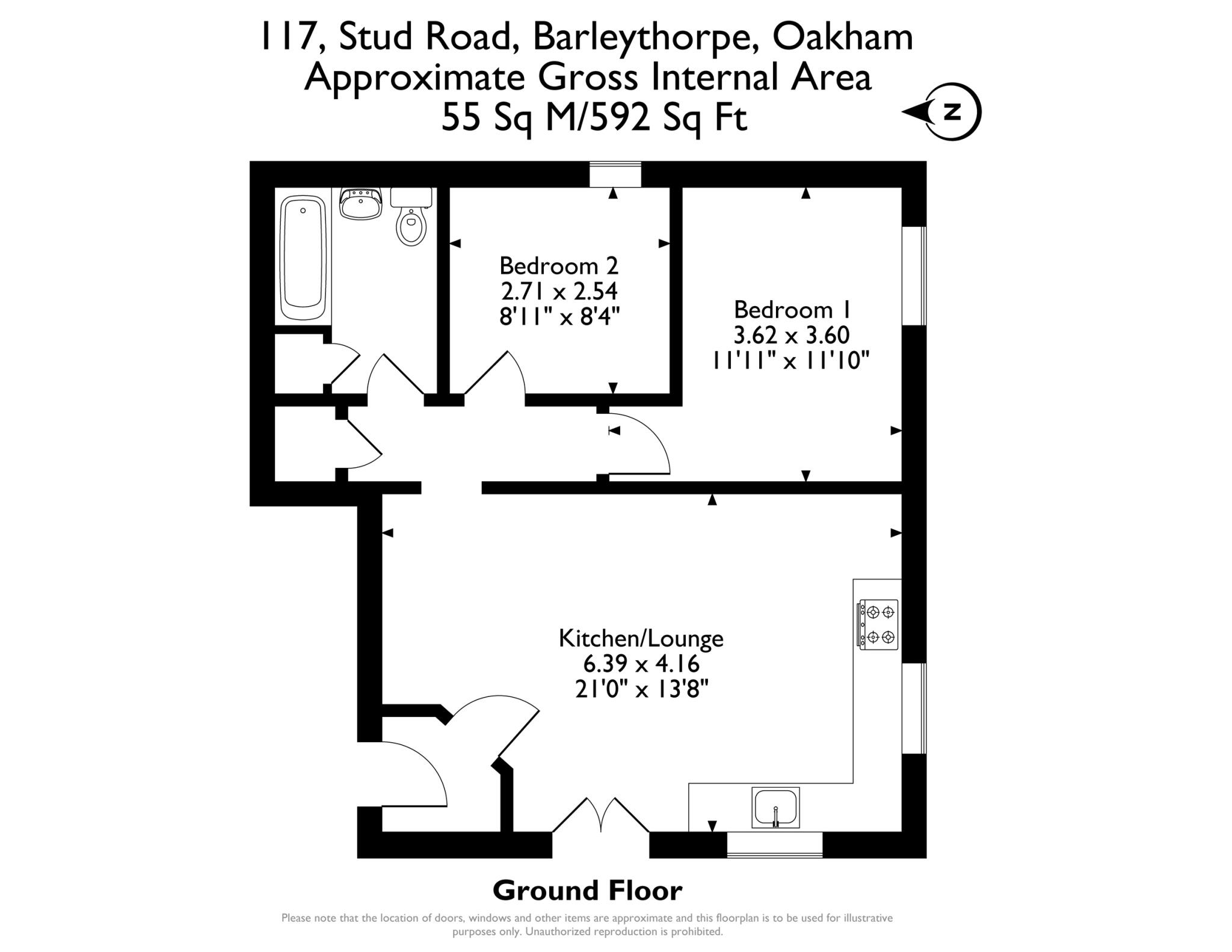 Stud Road, Barleythorpe, Oakham floorplan