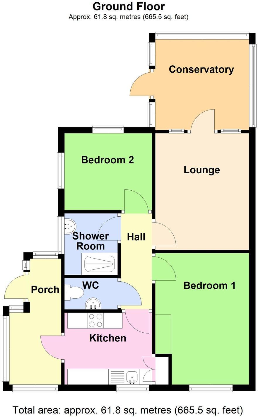 Kennedy Avenue, Skegness, PE25 floorplan