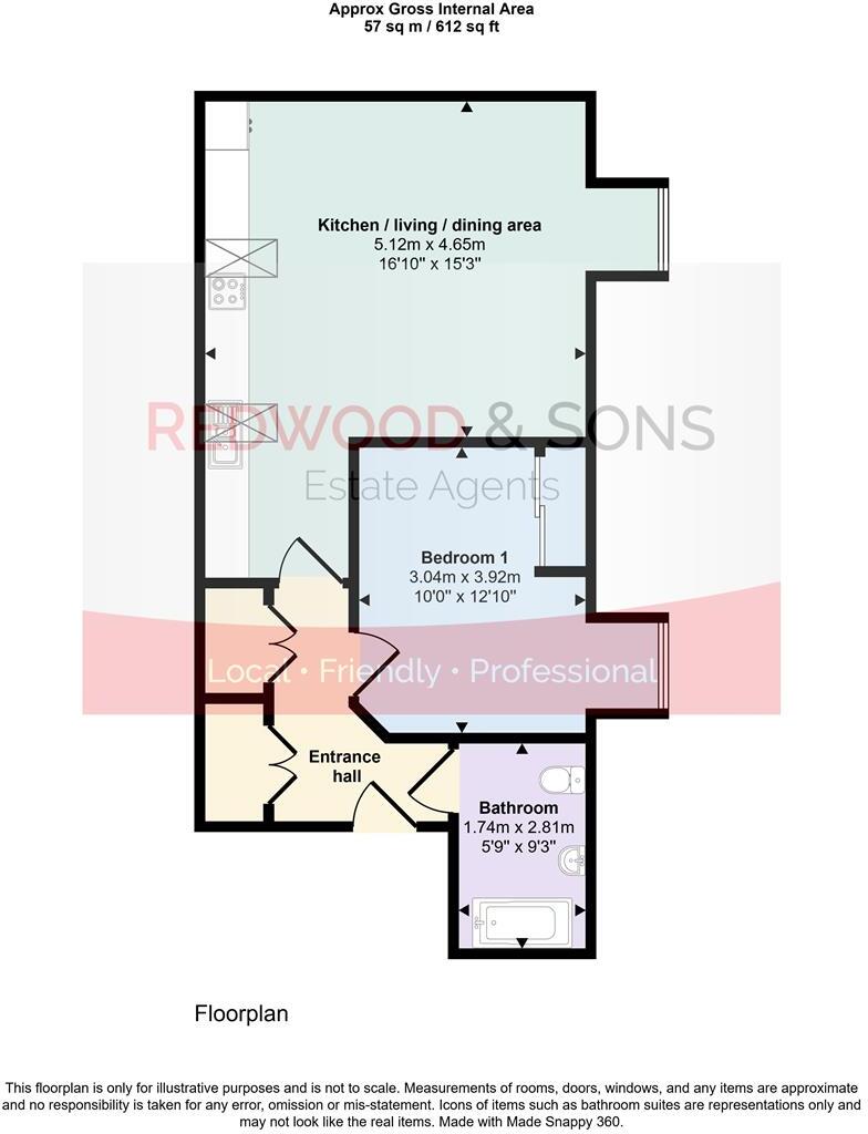 Hermitage Lane, Fontwell floorplan