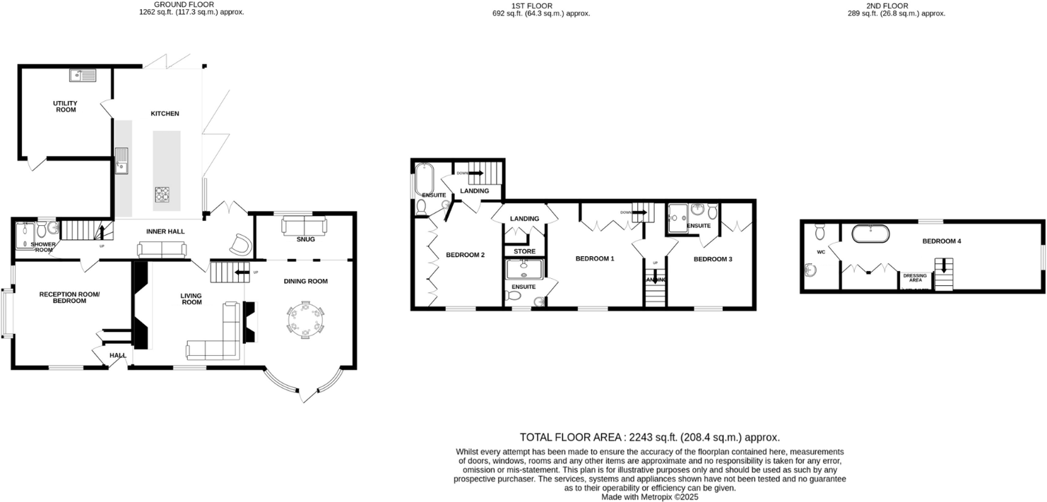 Stonehall, London Road, Little Clacton, Essex, CO16 9RB floorplan