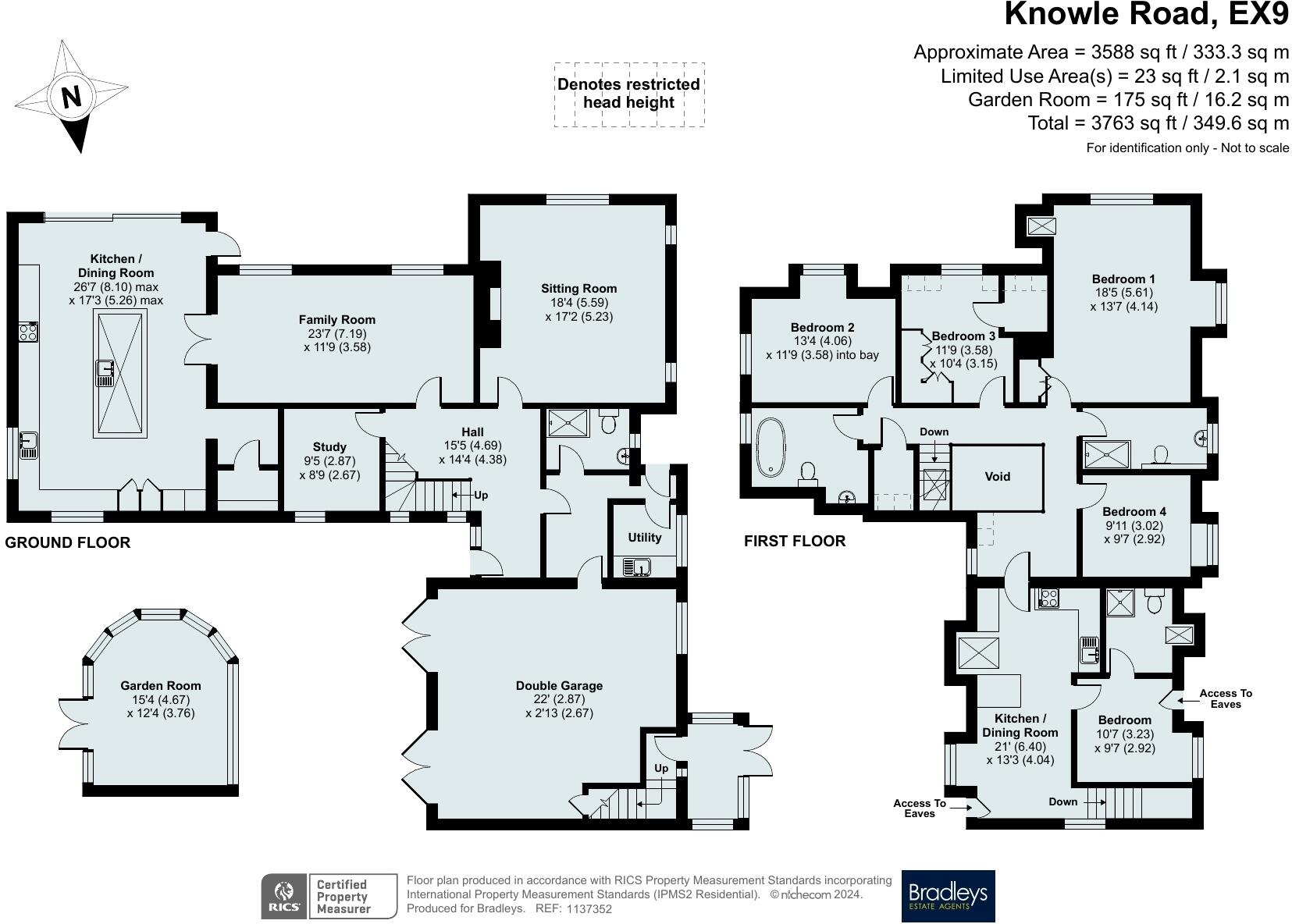 Knowle Road, Budleigh Salterton, Devon floorplan