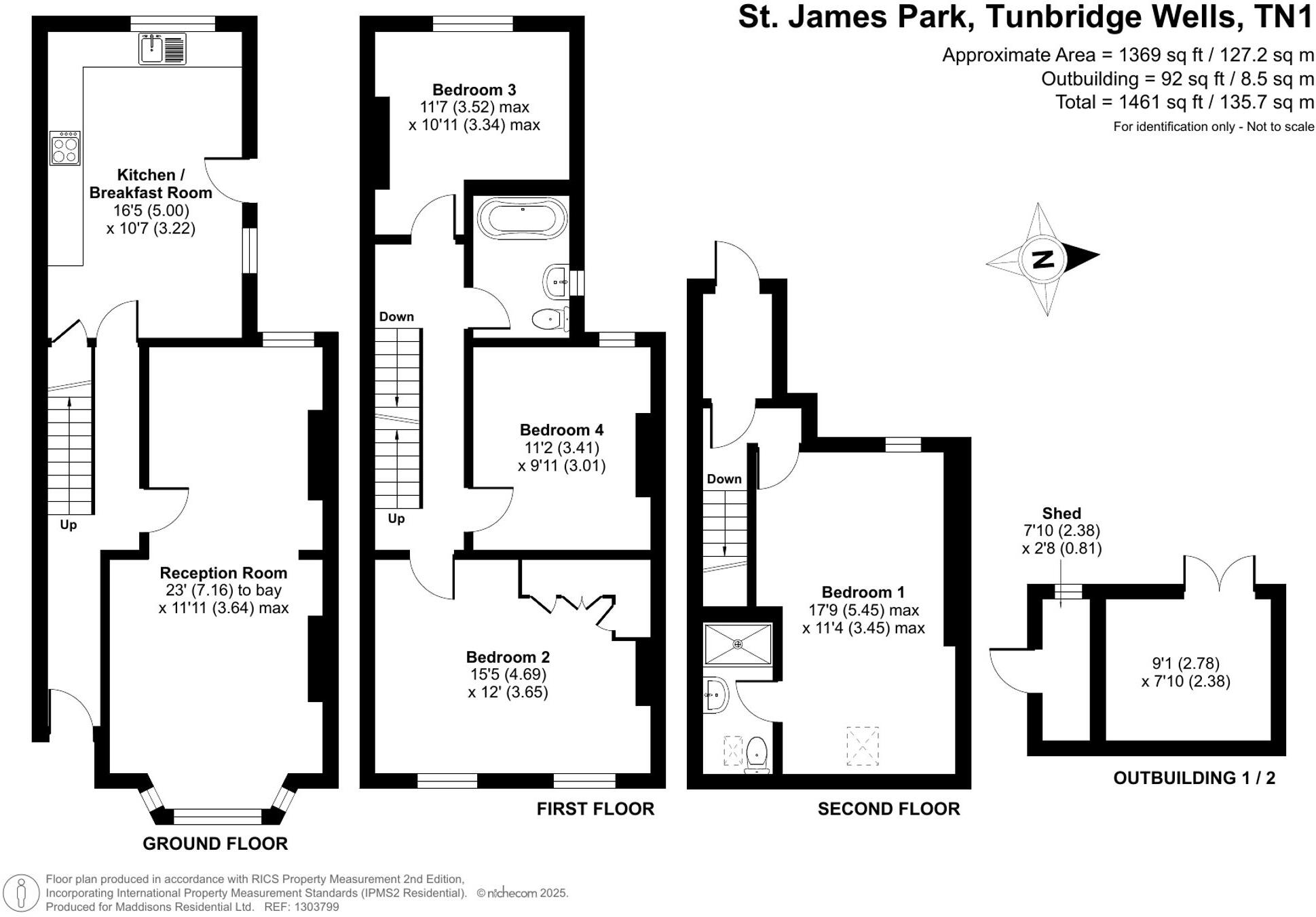 St. James Park, Tunbridge Wells, TN1 floorplan