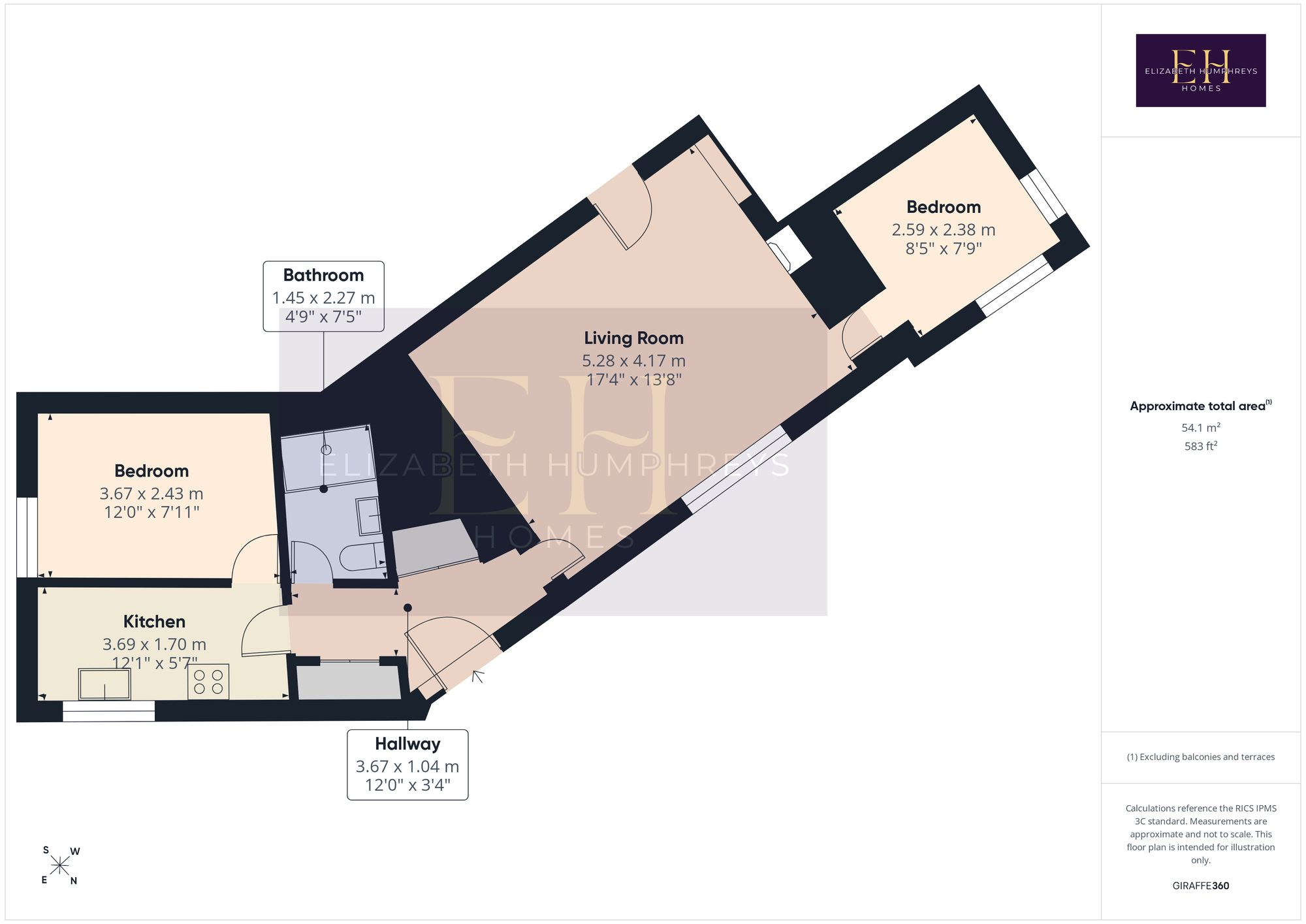 St. Lawrence, Morpeth, NE65 floorplan