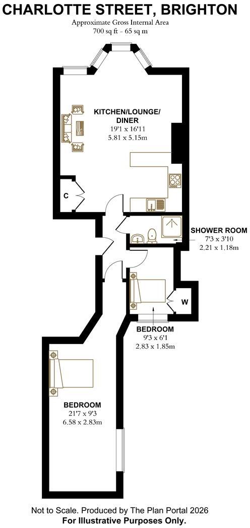Charlotte Street, Brighton floorplan