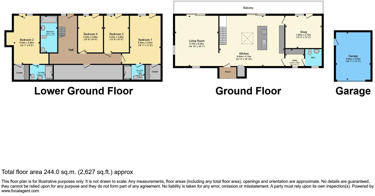 Silver Hill, Perranwell Station, Truro, Cornwall, TR3 floorplan