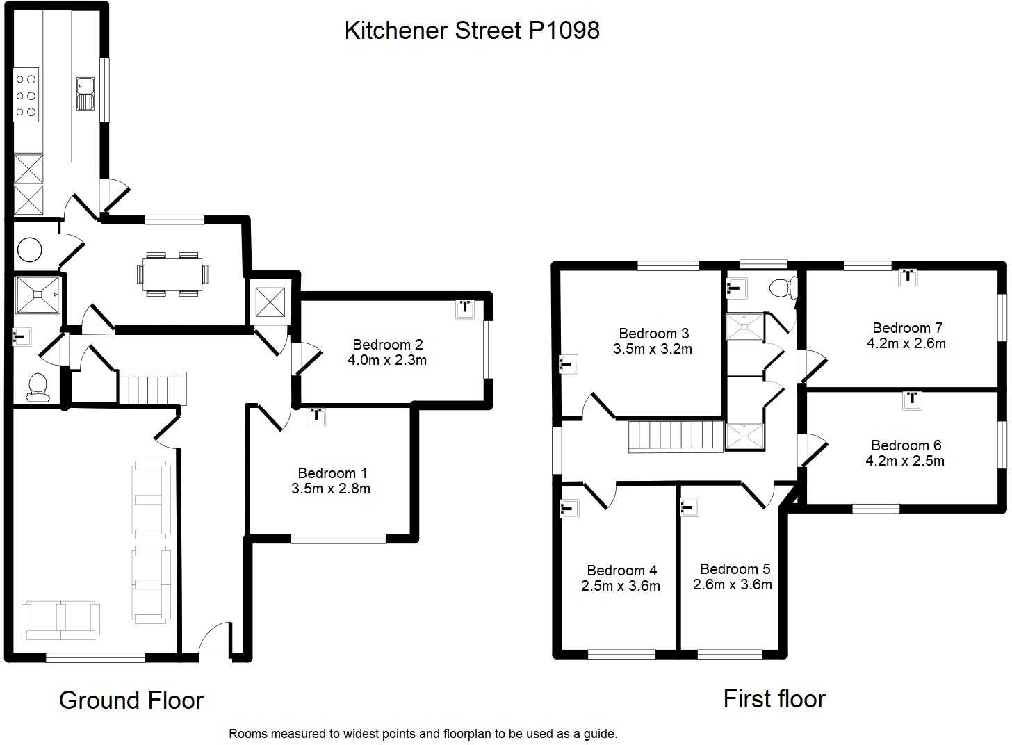 Kitchener Street, Huntington Road floorplan