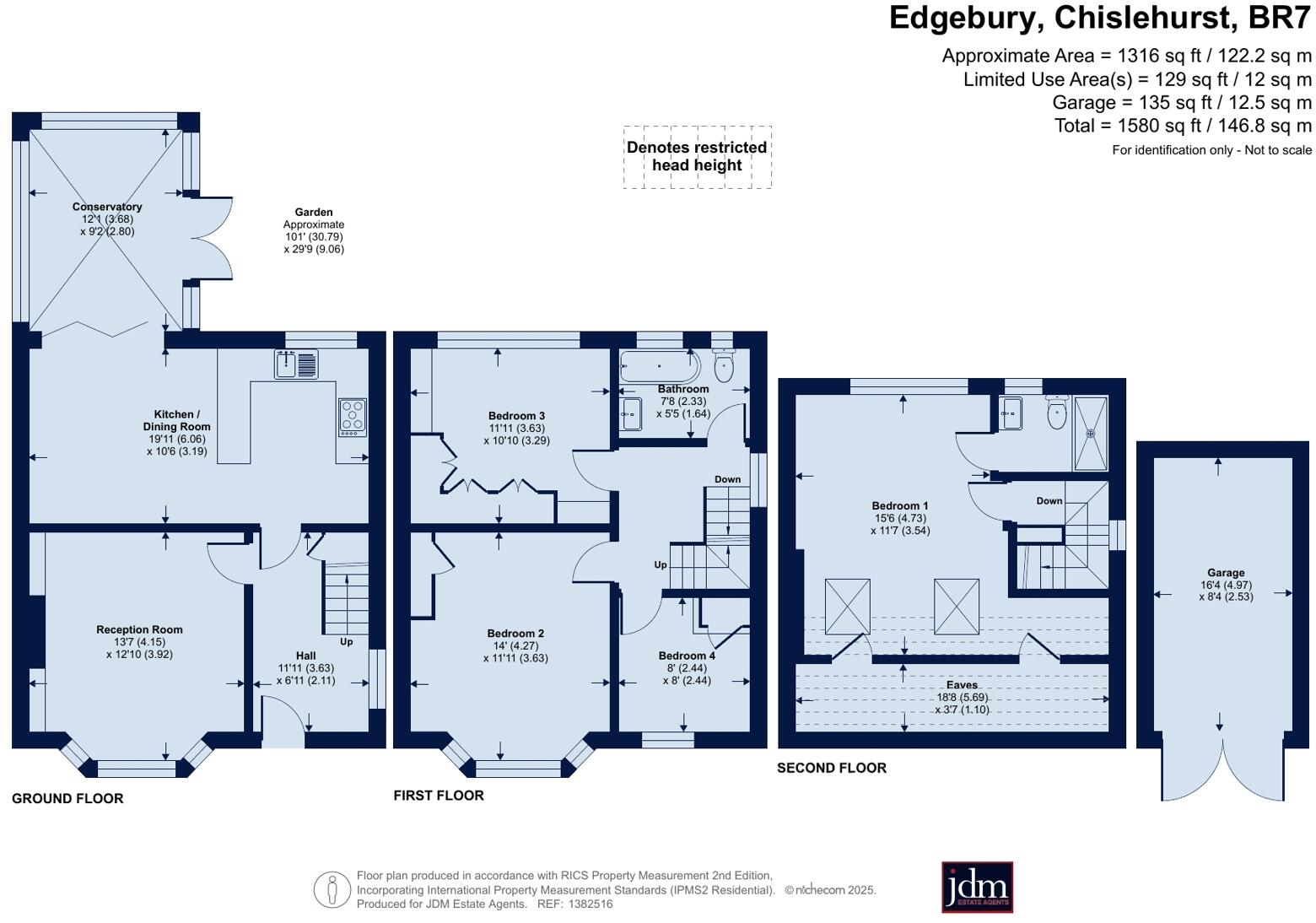 Edgebury, Chislehurst, Kent, BR7 floorplan