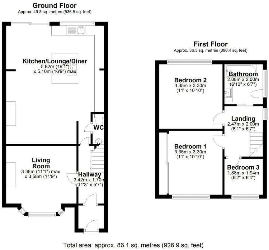 Birchfield Road, Cheadle Heath, Stockport, SK3 floorplan