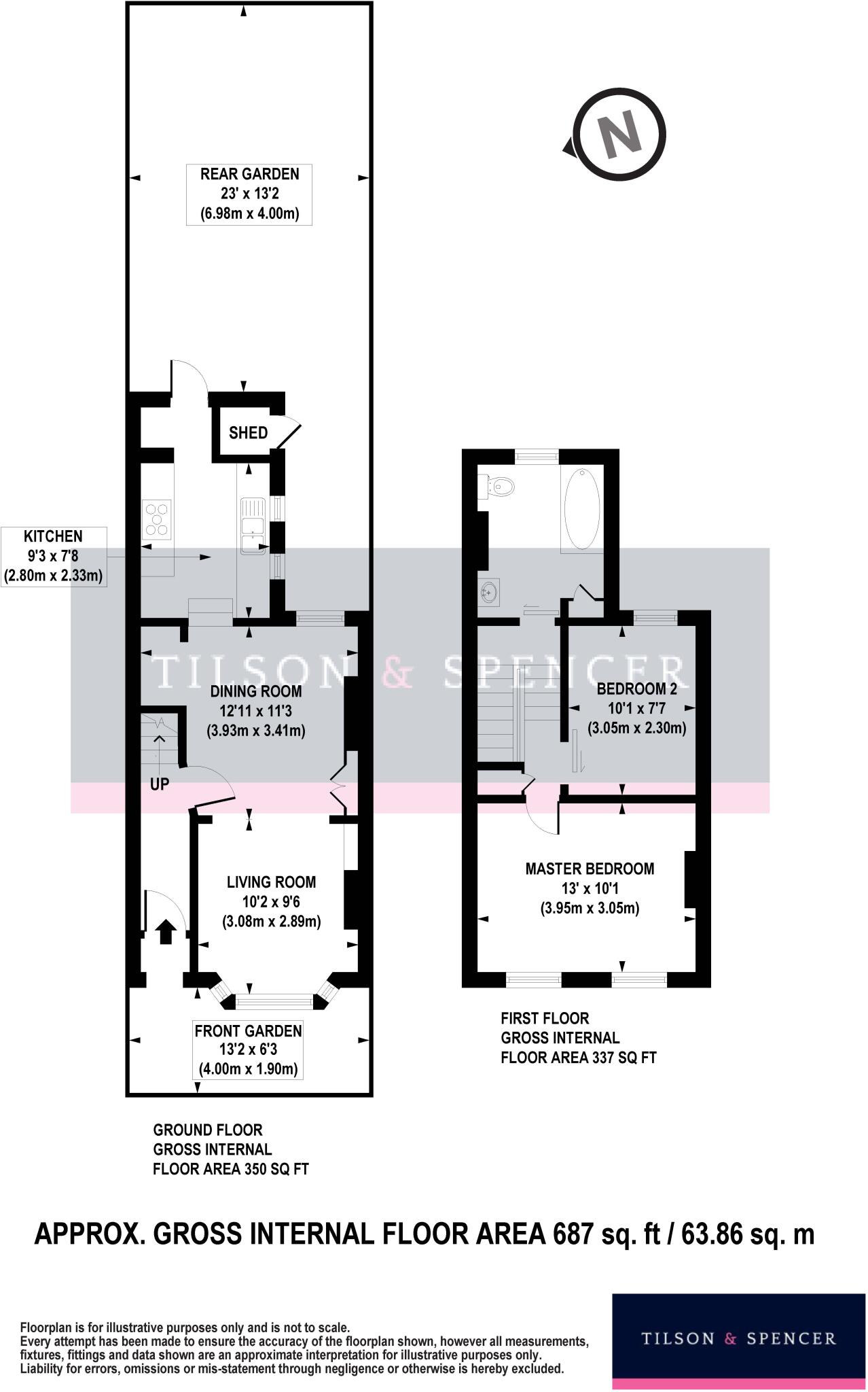 Kimberley Road, London, N18 floorplan