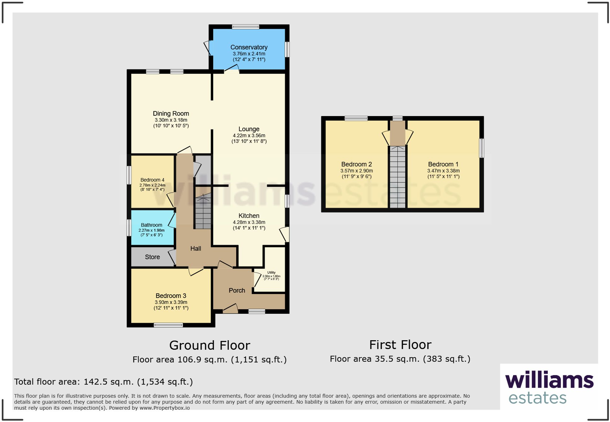 Ffordd Penrhwylfa, Prestatyn, LL19 floorplan