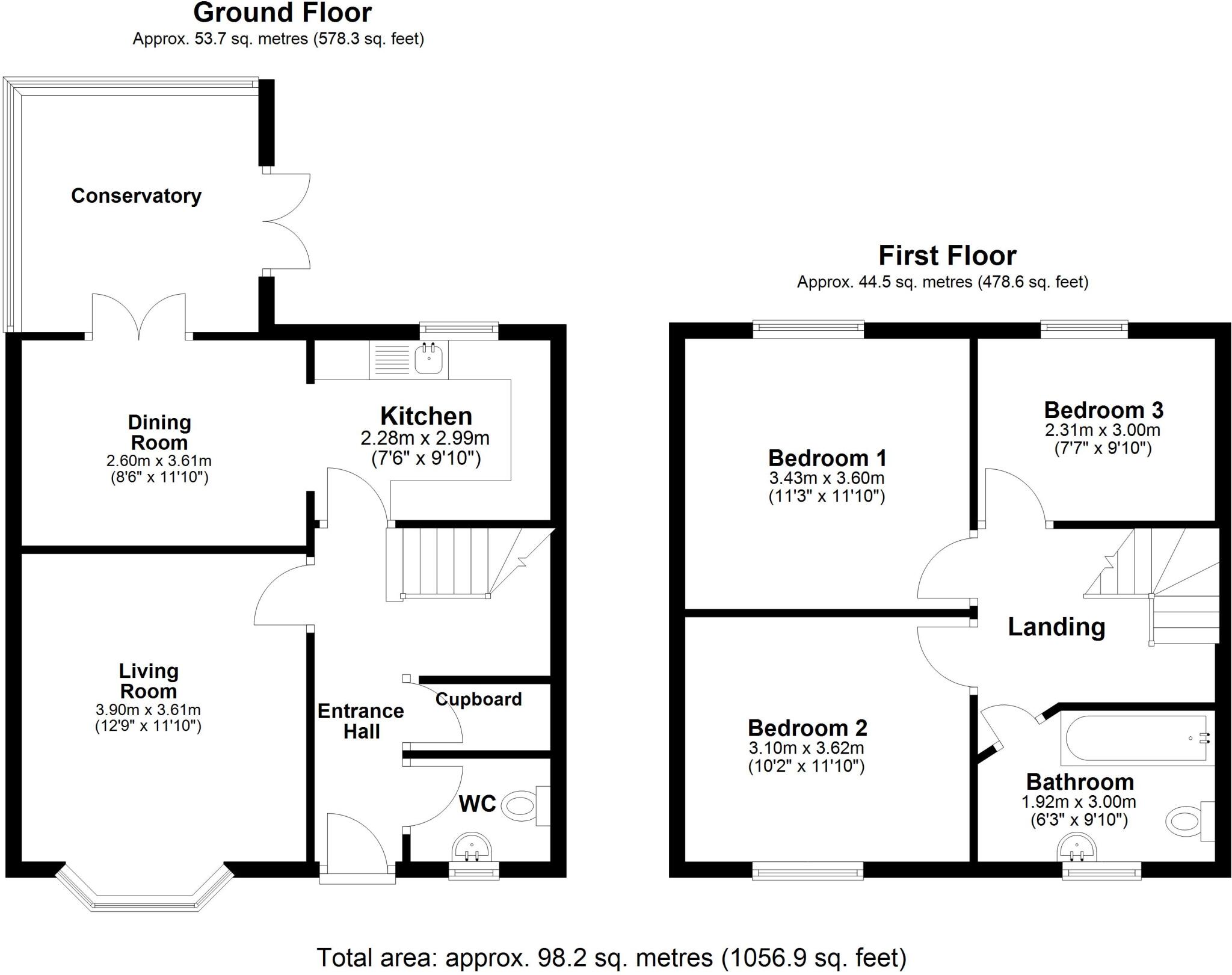 White Alder, Stacey Bushes, Milton Keynes floorplan