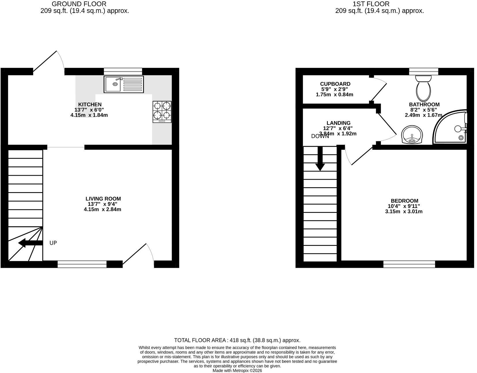 Princes Mews, Royston floorplan