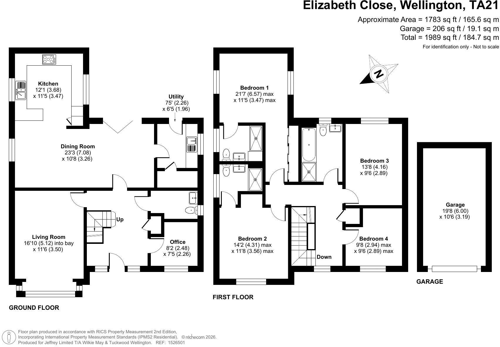 Elizabeth Close, Wellington floorplan