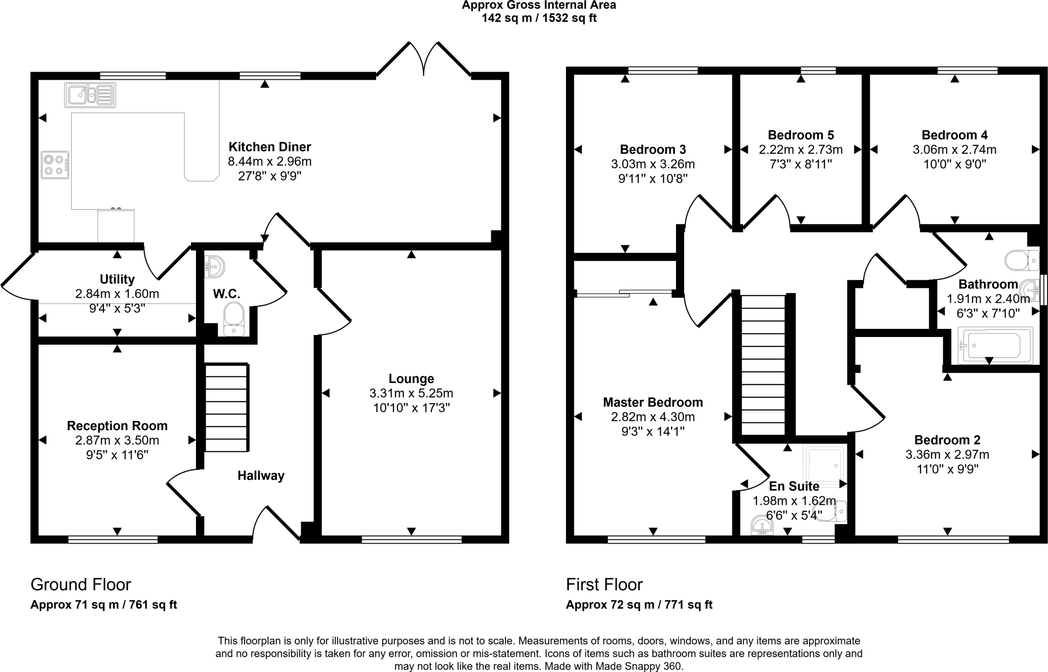 Stowell Road, Coate, Swindon, SN3 floorplan