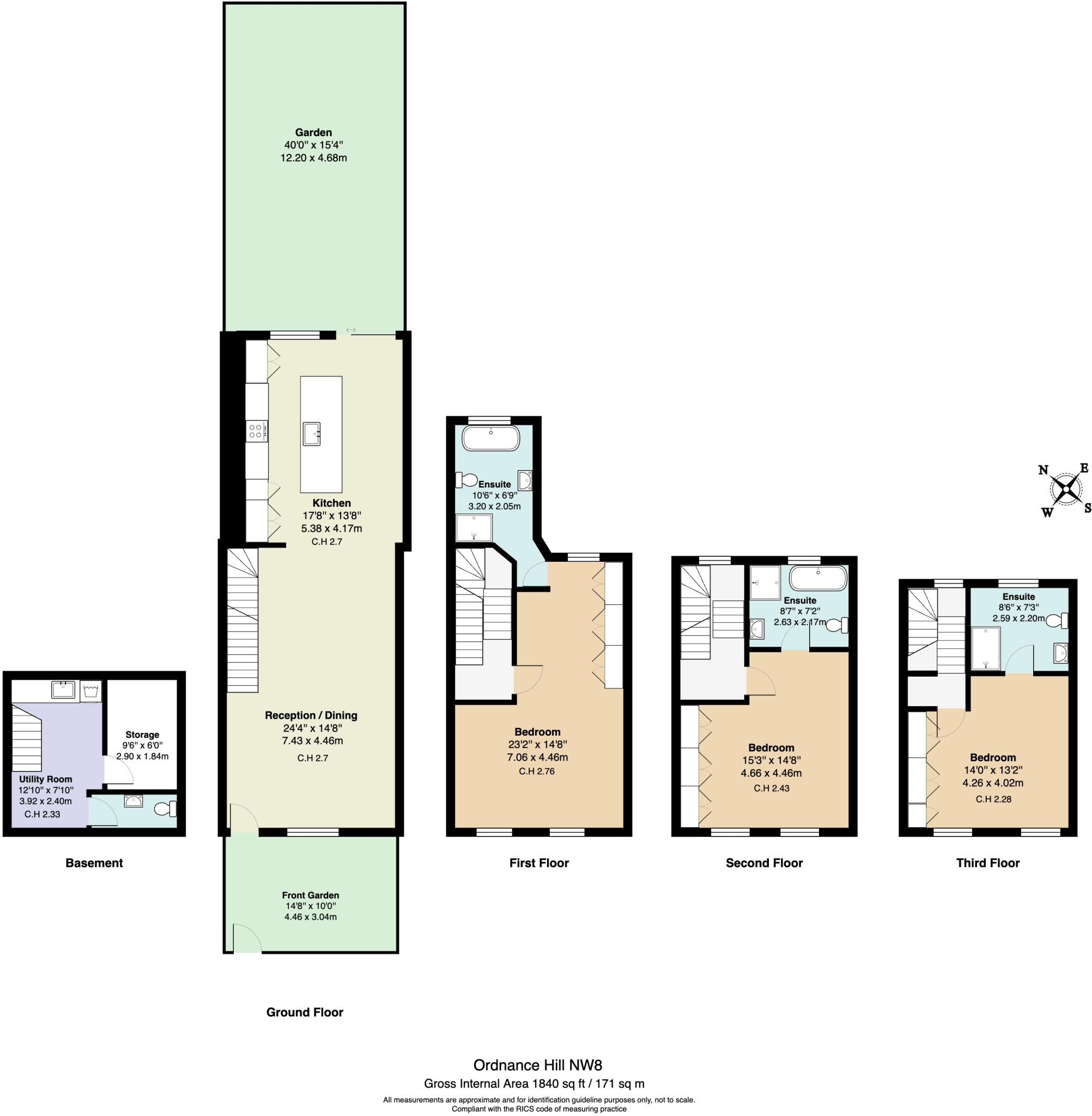 Ordnance Hill, London, NW8 floorplan