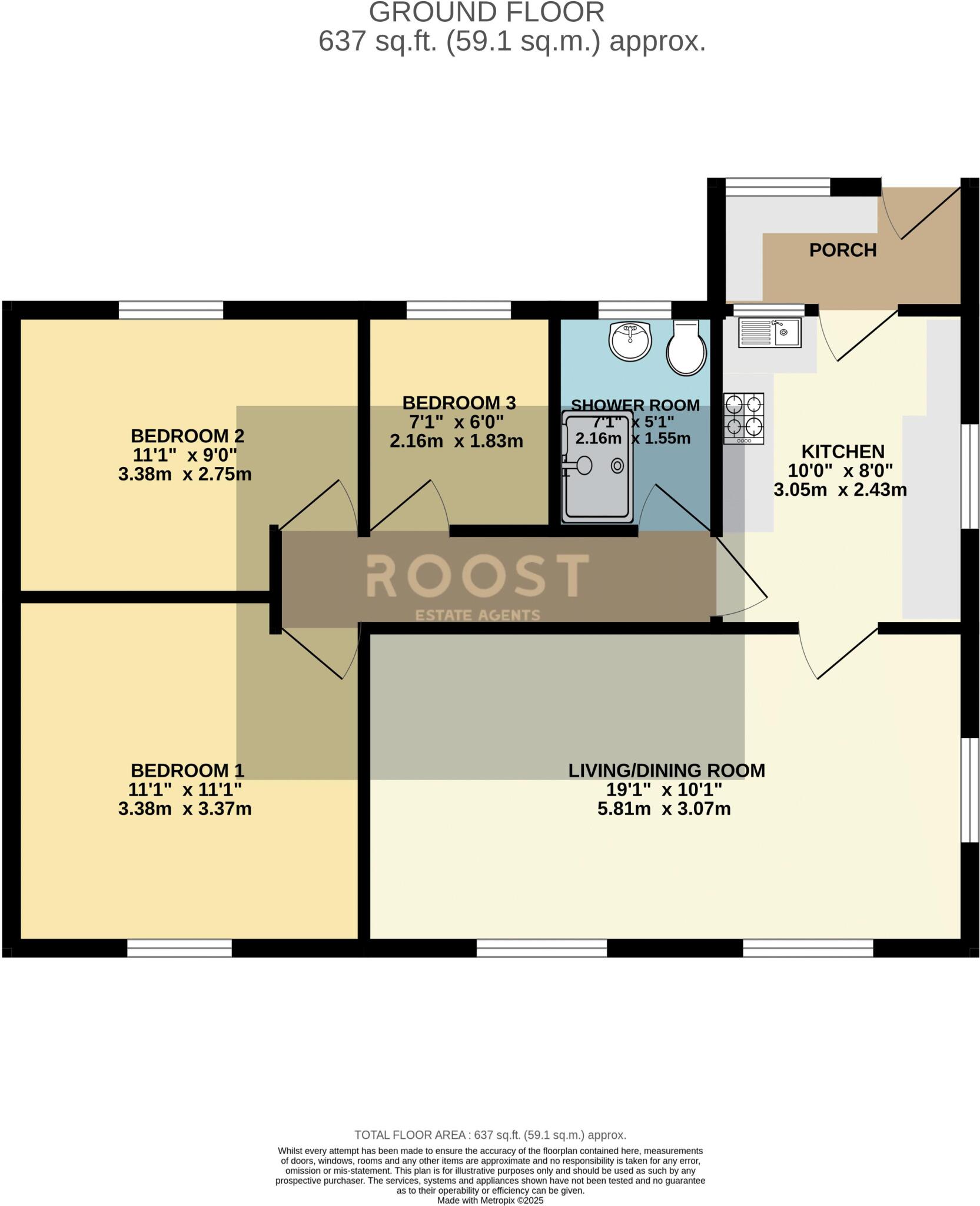 Humberston Fitties, Humberston floorplan