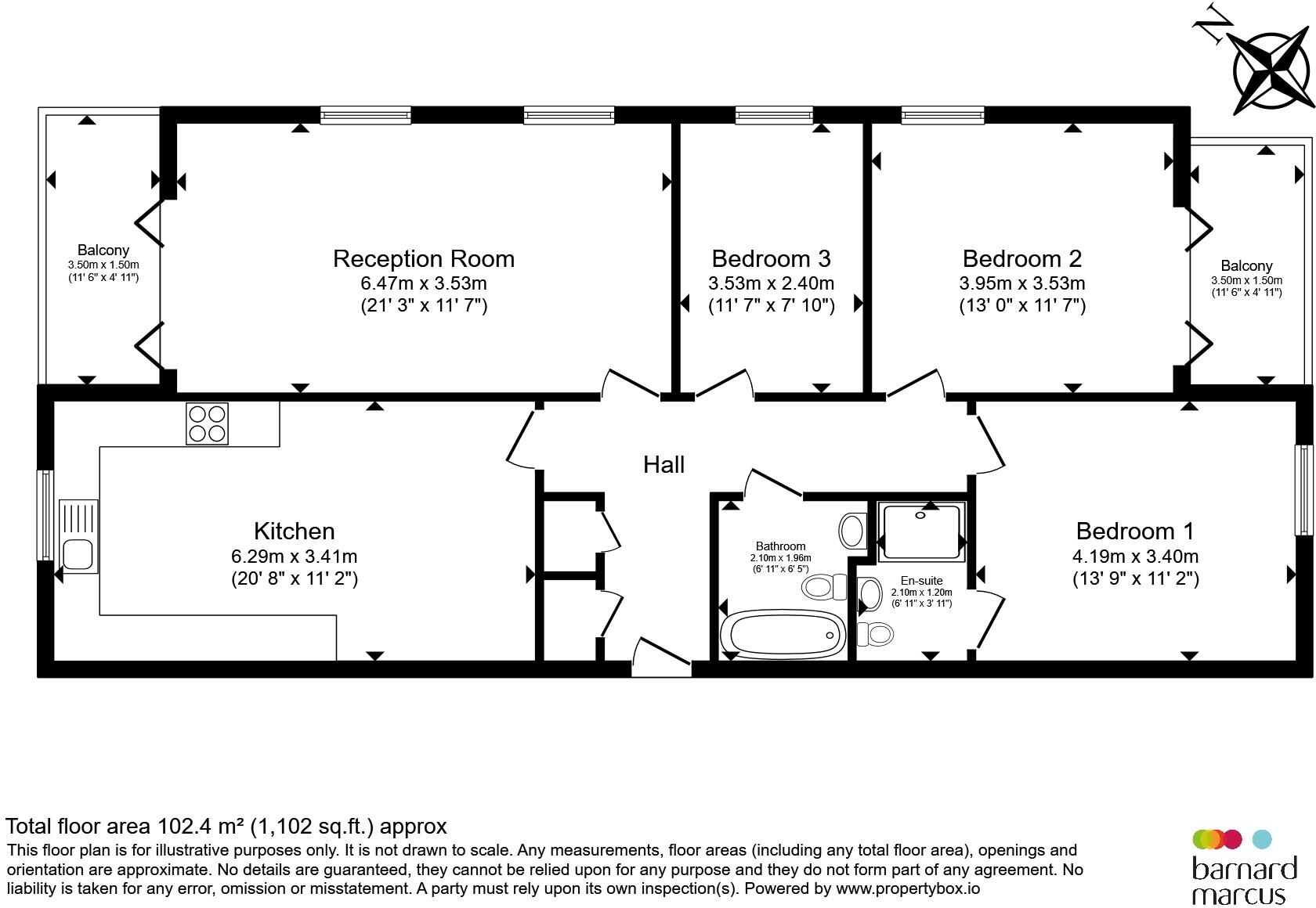 Talbot Close, Mitcham floorplan