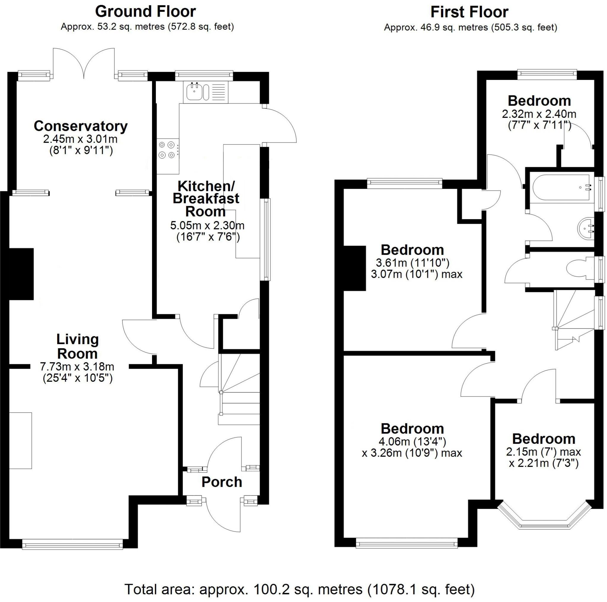 Oakleigh Avenue, Surbiton floorplan