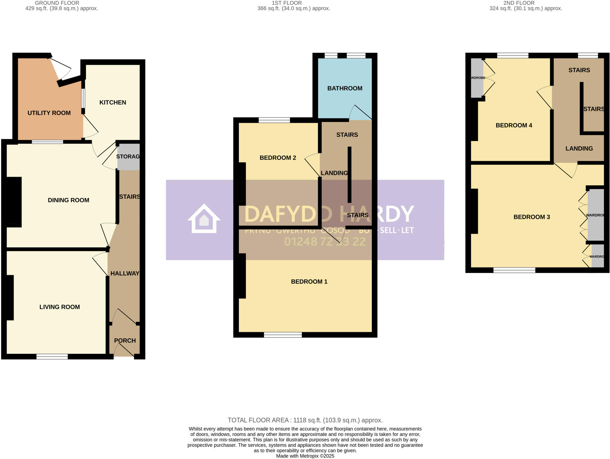 2 Llwynon Gardens floorplan