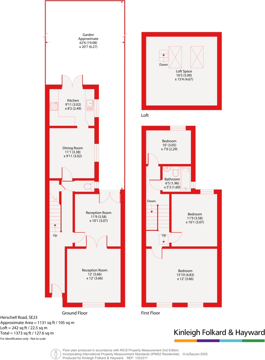 Herschell Road, Forest Hill, London, SE23 floorplan