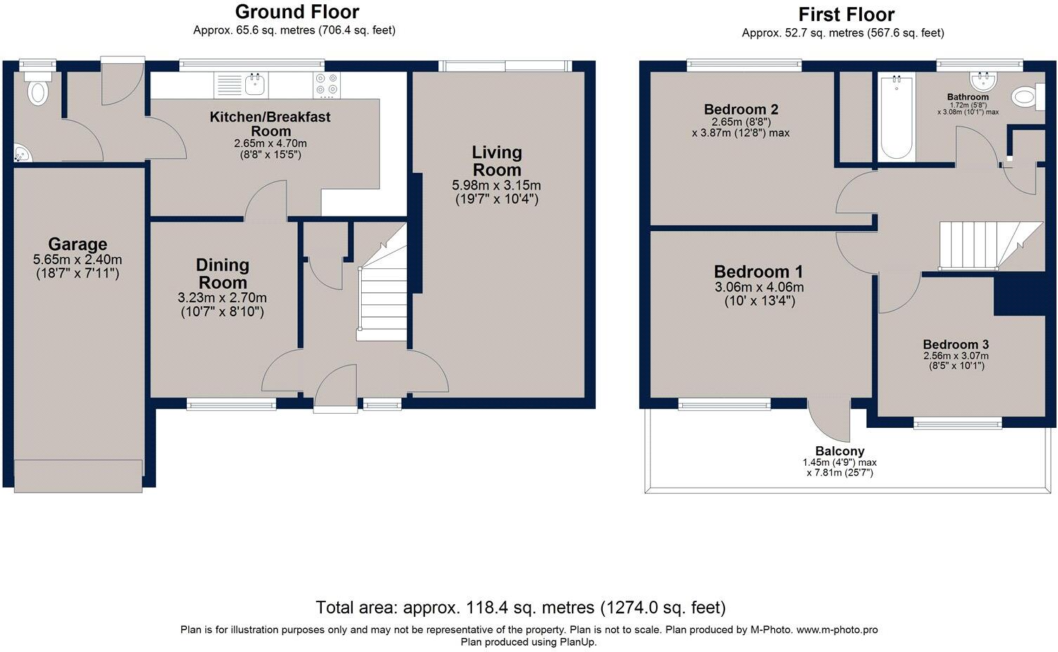 South Bridge Close, Oundle, Northamptonshire, PE8 floorplan