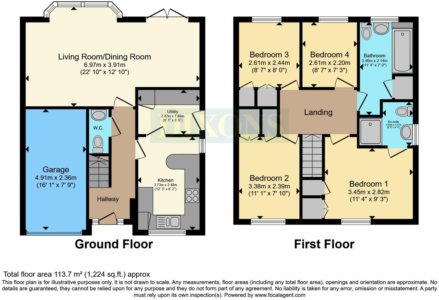 Ampleforth Drive, Willenhall, West Midlands, WV13 floorplan