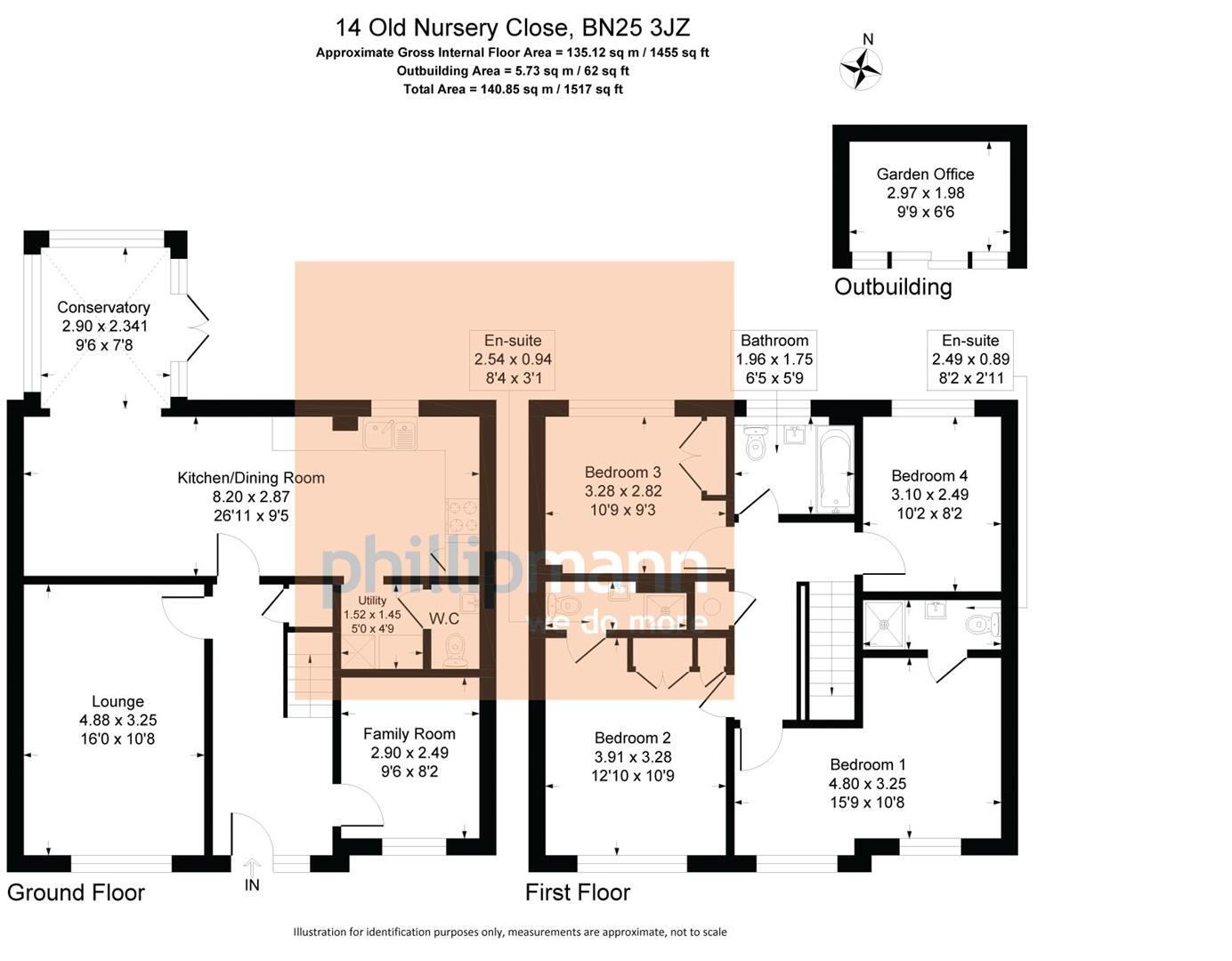 Old Nursery Close, Seaford floorplan