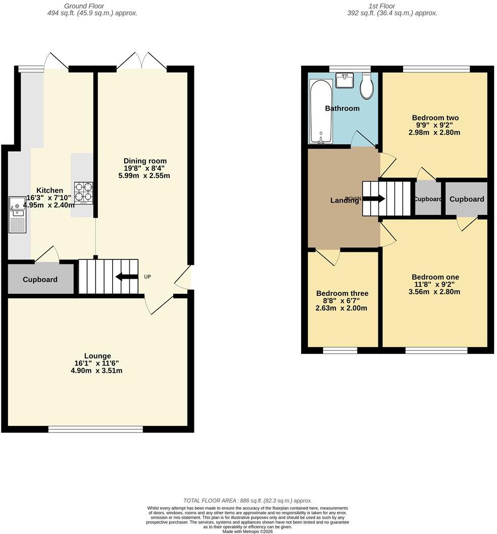 Pine Court, Keynsham floorplan