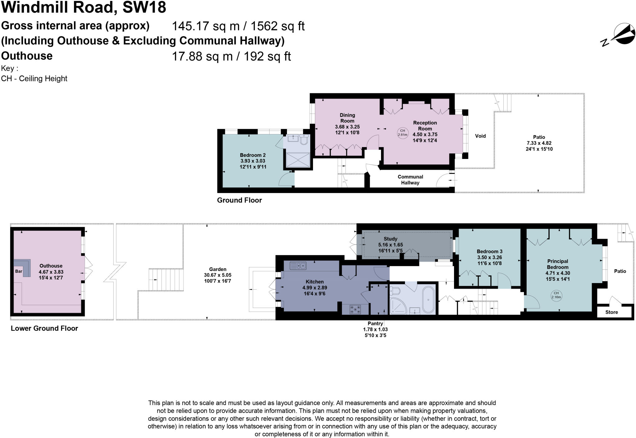 Windmill Road, London, SW18 floorplan