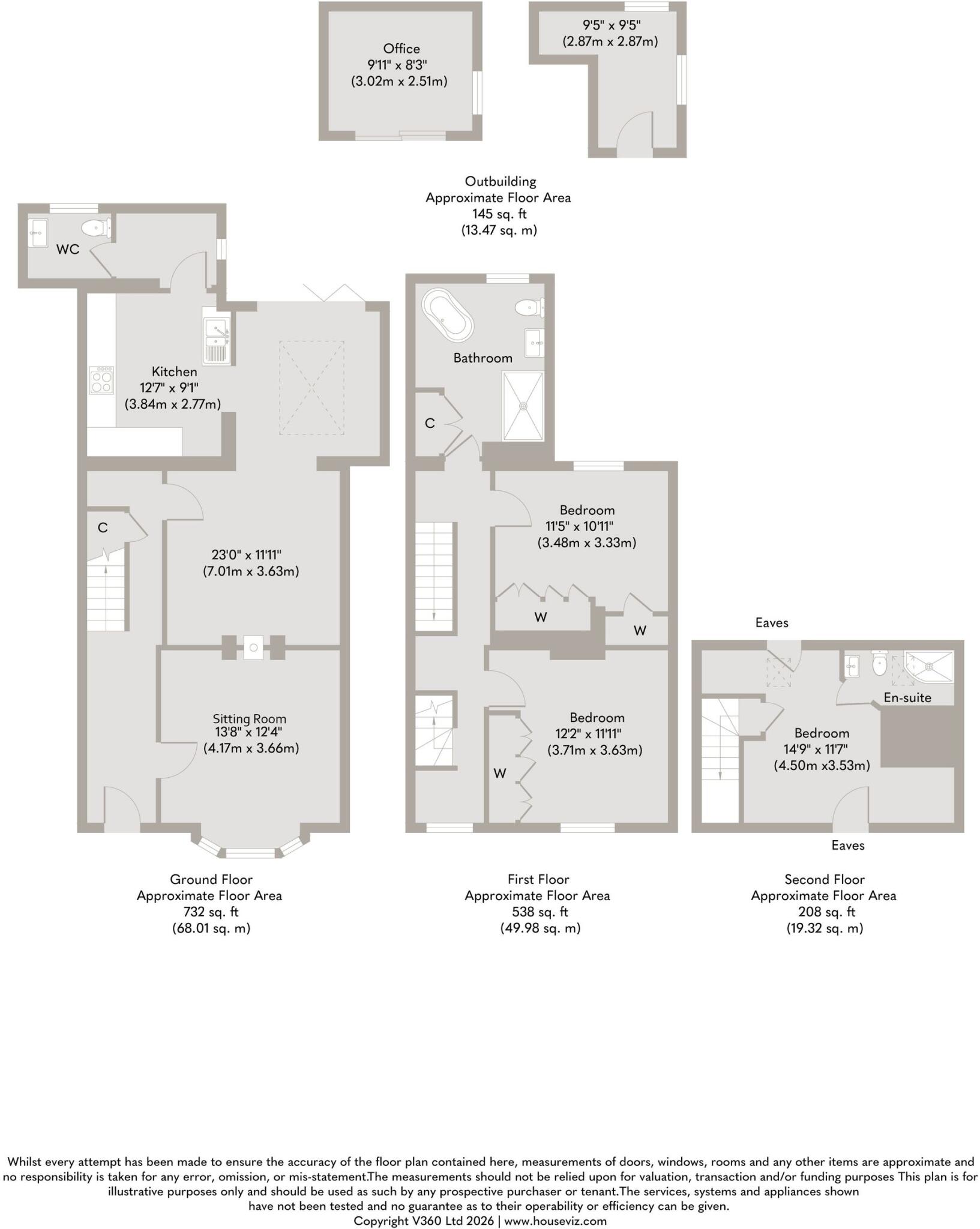 Beautifully Presented Period Terraced Home in Holt floorplan