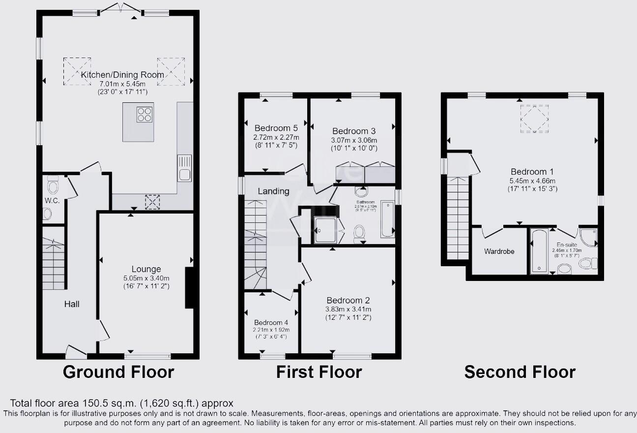 58A Black Horse Hill, West Kirby, Wirral, CH48 6DS floorplan