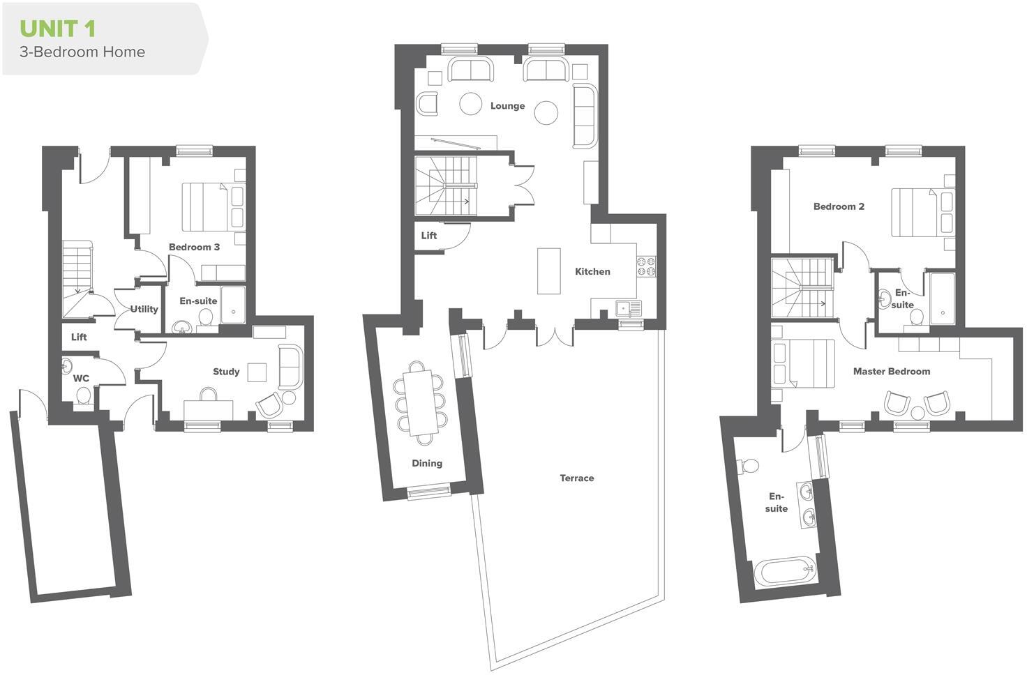 1 The Mellows, Chapel Street, Warwick floorplan