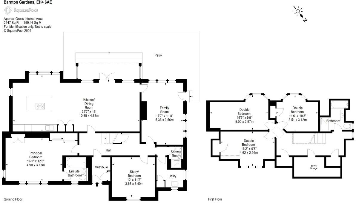 Barnton Gardens, Edinburgh floorplan