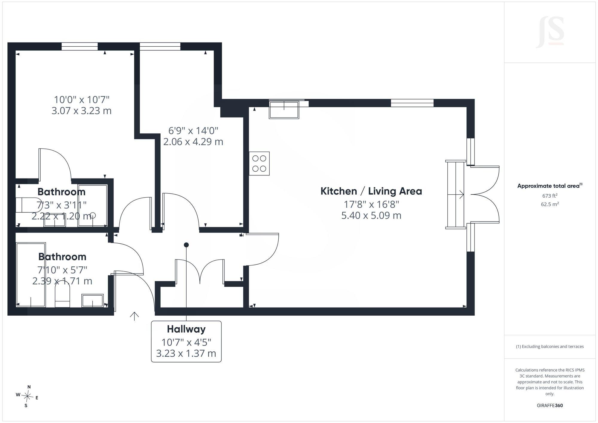 Lennox Road, Worthing, BN11 floorplan