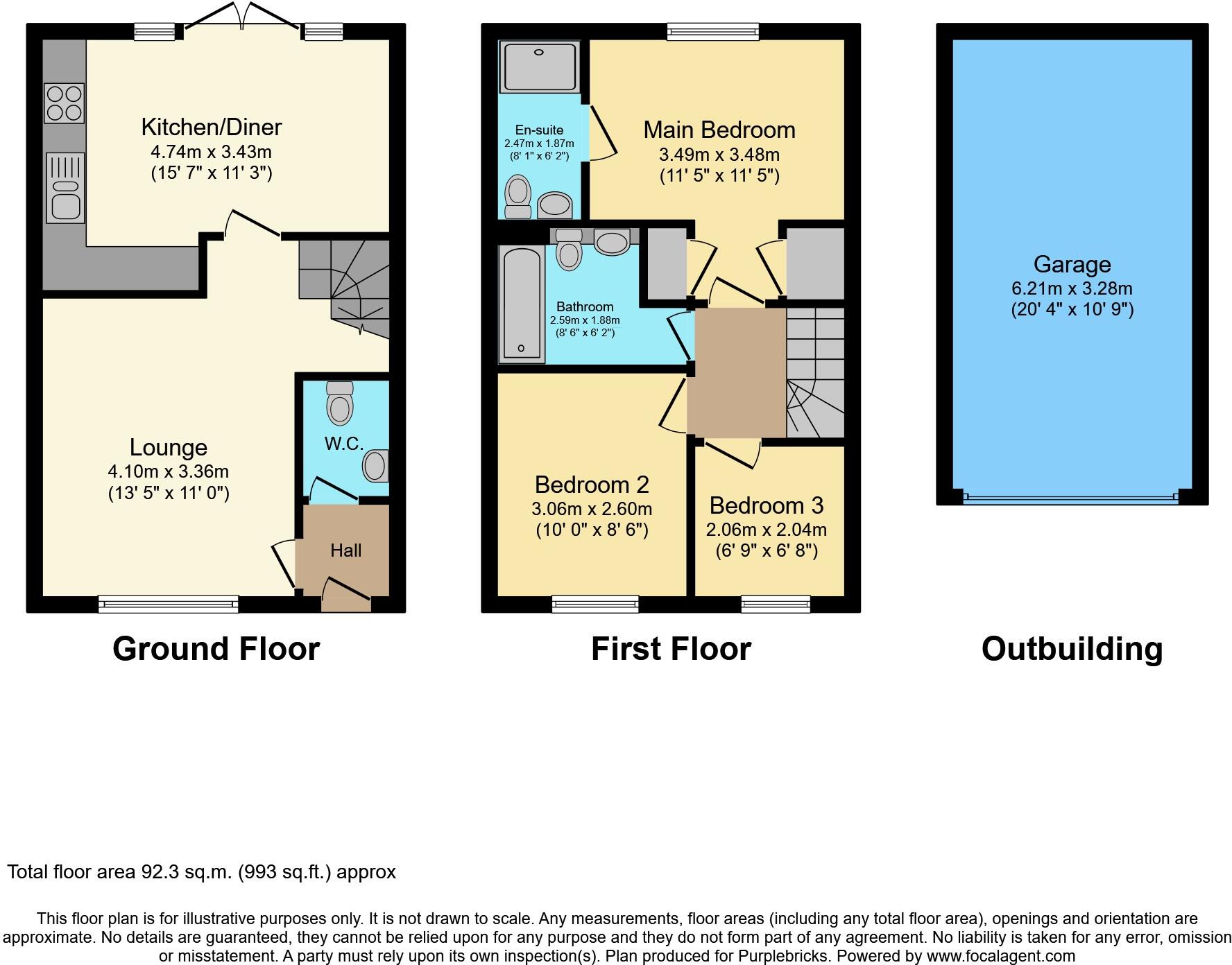 Musselburgh Circle, Cramlington, NE23 floorplan