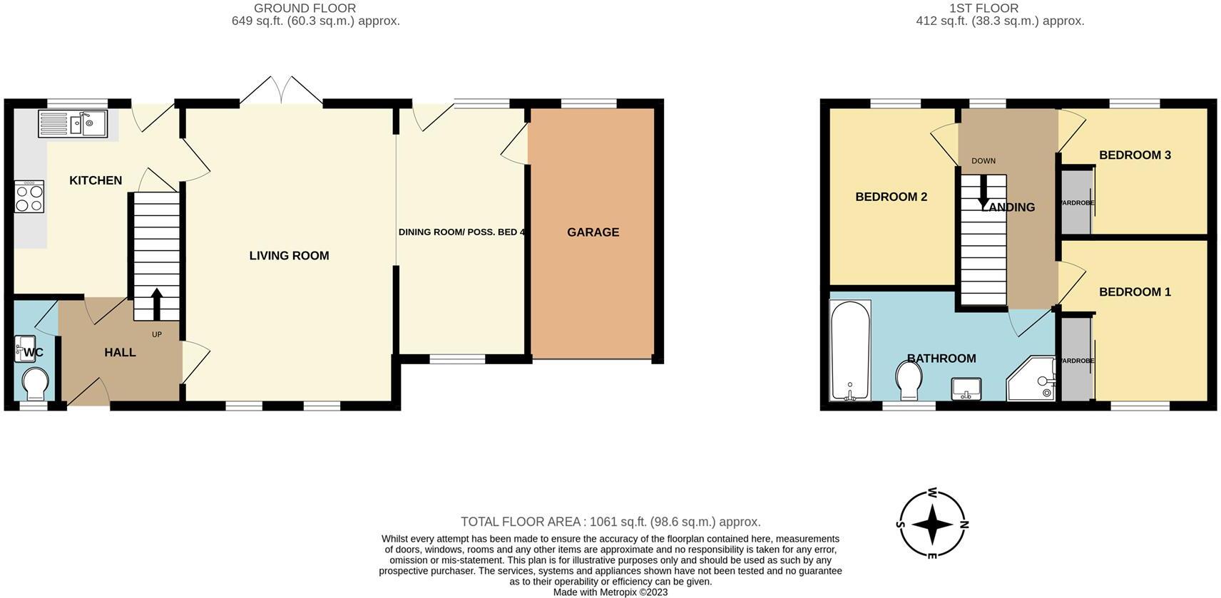 Nr Braunton Centre floorplan