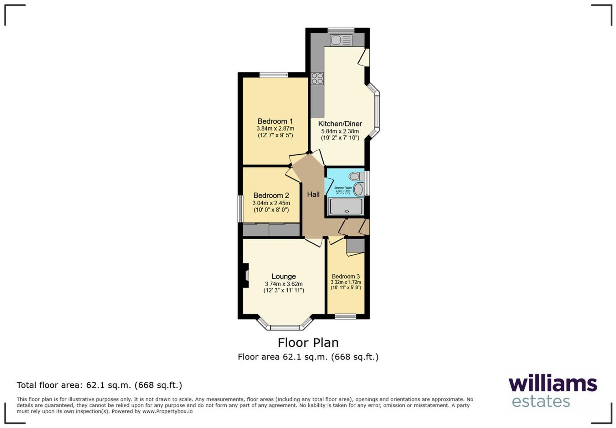 Bryn Cwnin Road, Rhyl, LL18 floorplan