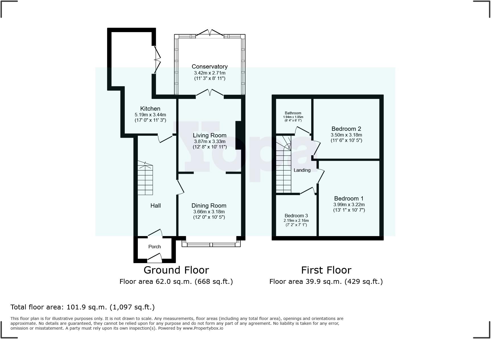 Worrow Close, Liverpool, L11 floorplan