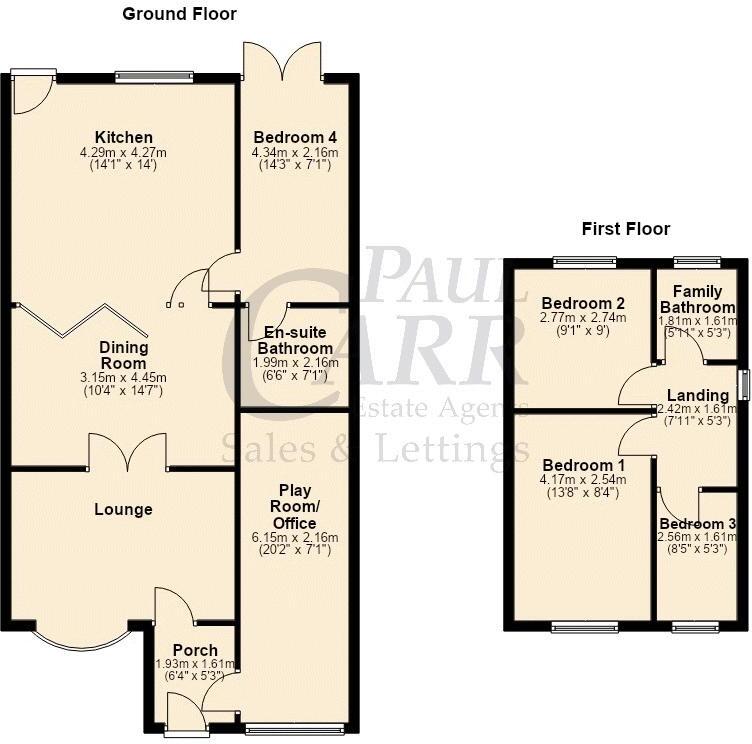 Parkview Crescent, Birchills, Walsall floorplan