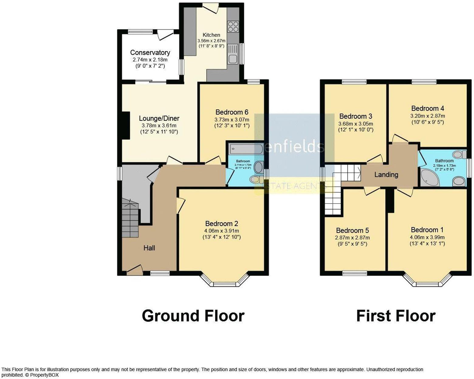 Alma Road, Bournemouth, BH9 floorplan