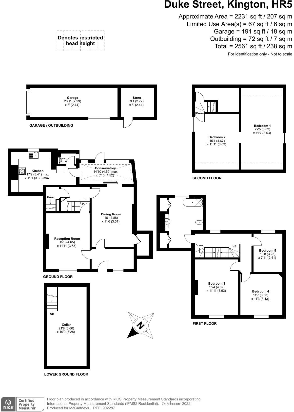Duke Street, Kington, Herefordshire floorplan