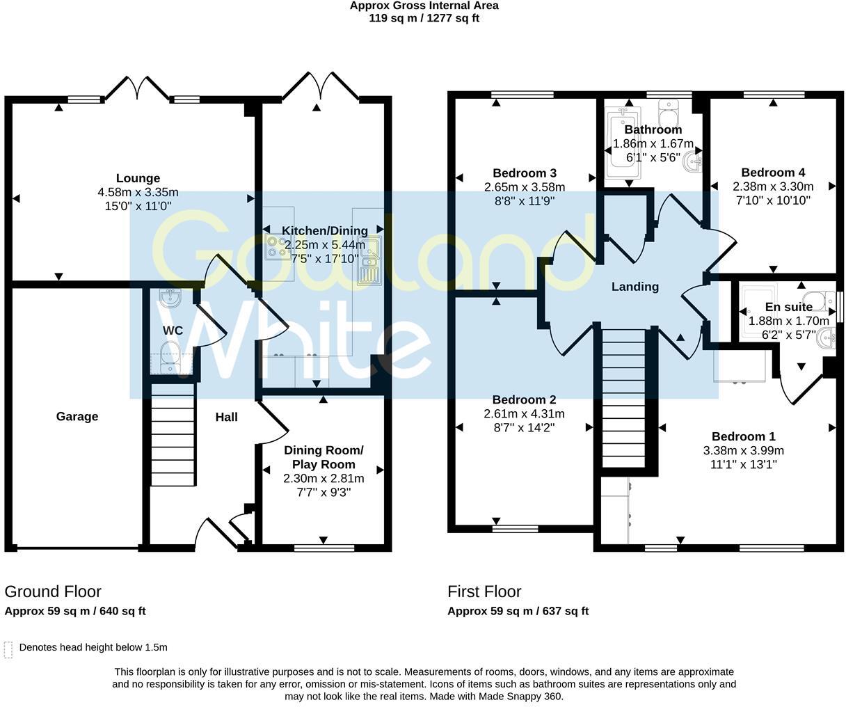 Snapdragon Way, Stainton, Middlesbrough TS8 9FU floorplan