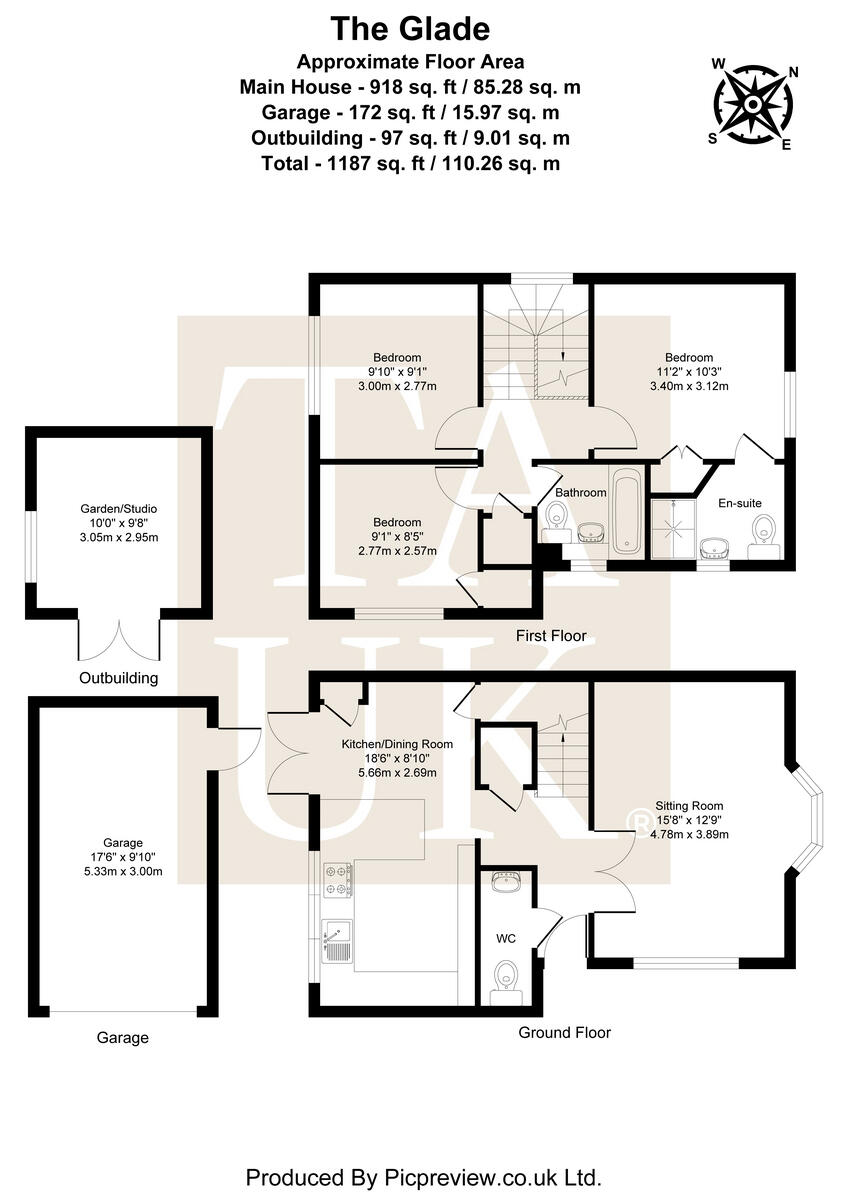 The Glade, Storrington, RH20 floorplan