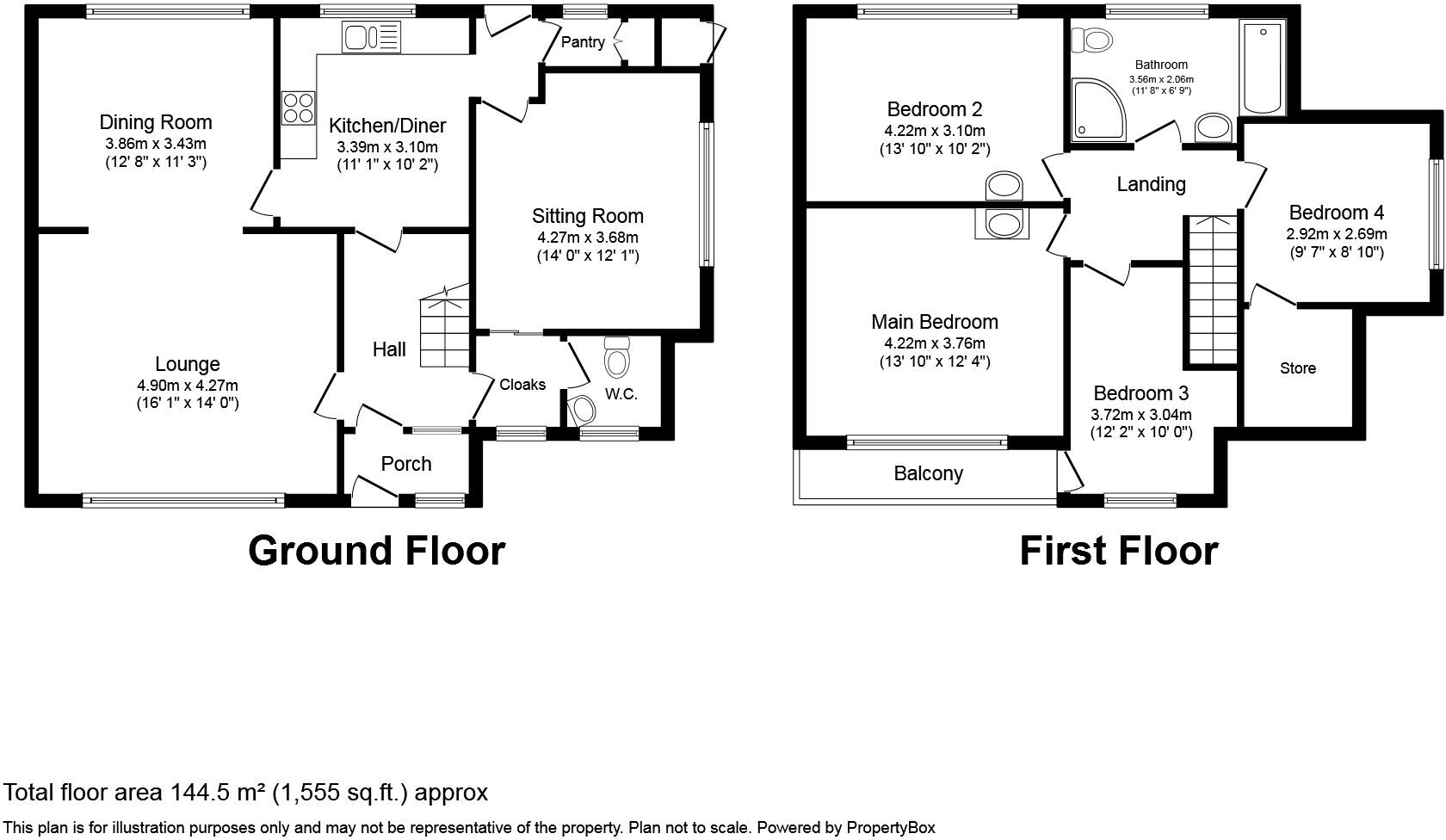 Berry Hedge Lane, Burton-on-Trent, Staffordshire, DE15 floorplan