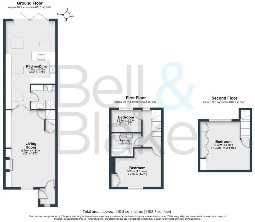 Russell Street, Chichester floorplan