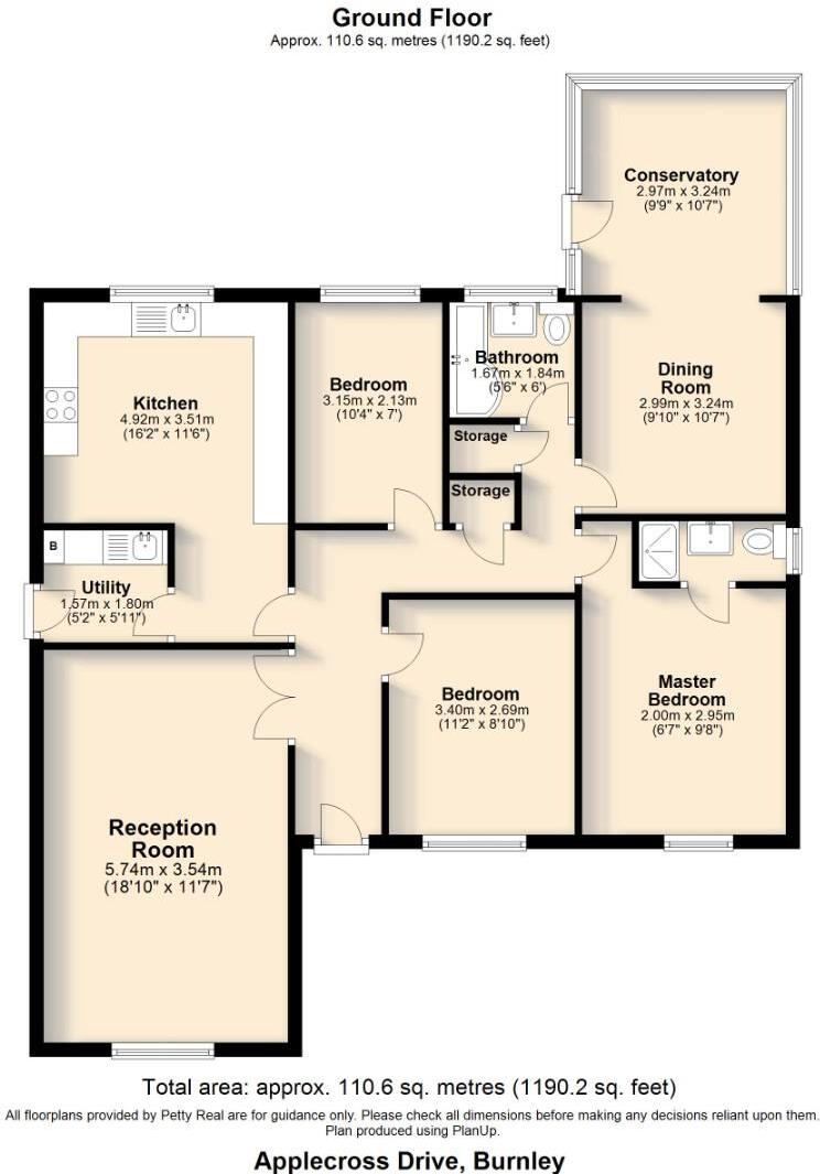 Applecross Drive, Burnley floorplan
