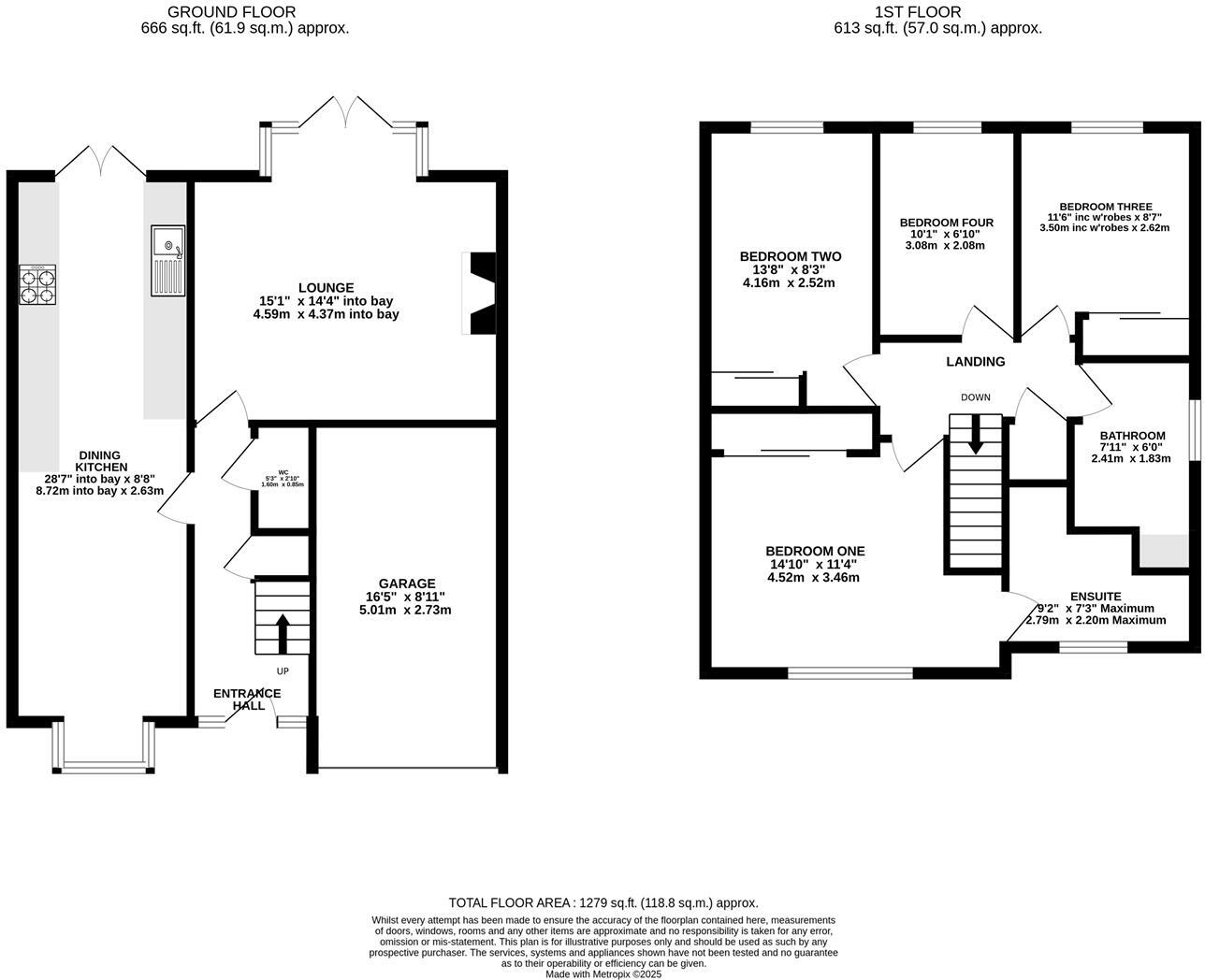 Trafalgar Close, Kingsmead, Northwich floorplan