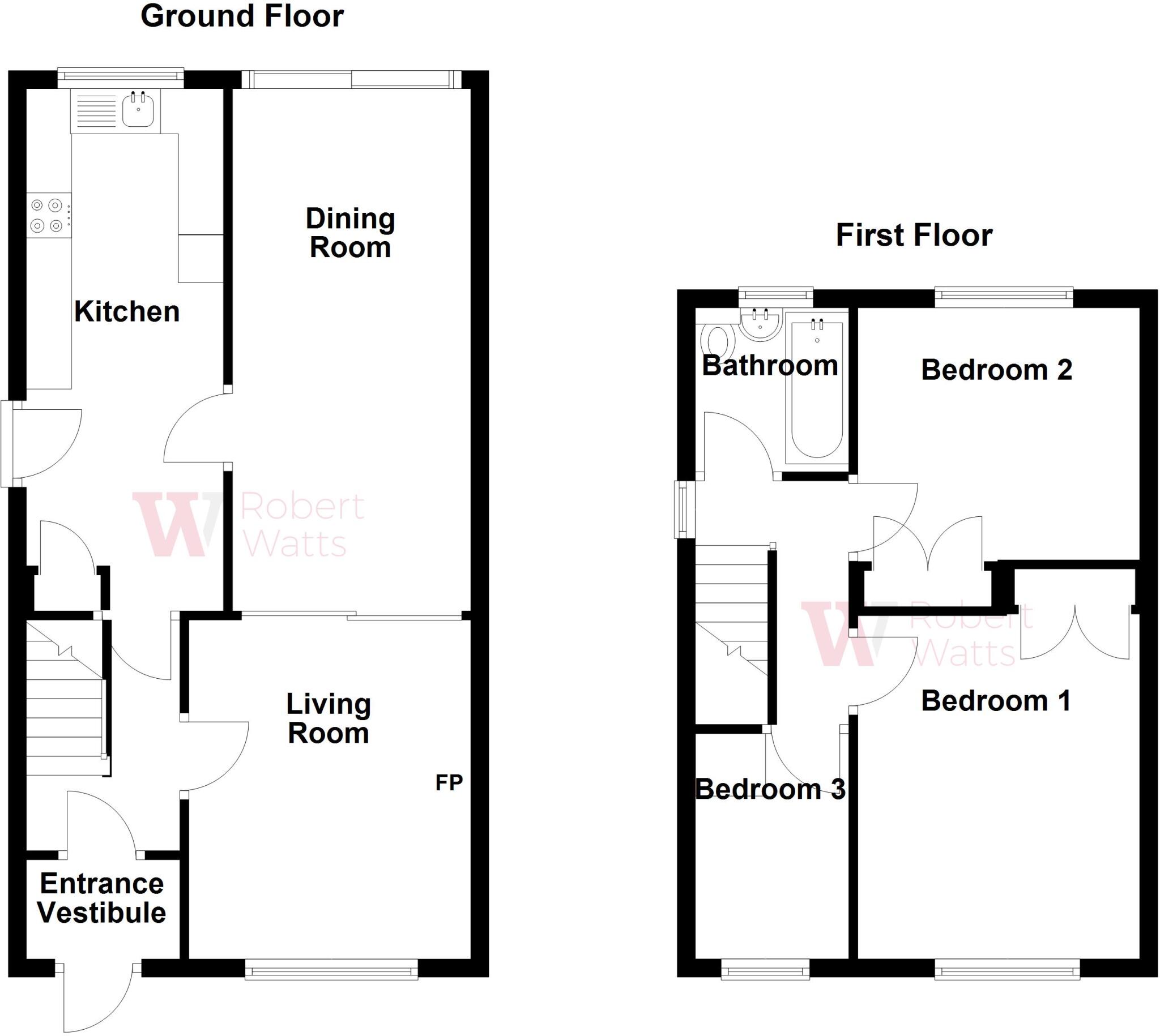 Broome Avenue, Bradford, West Yorkshire, BD2 floorplan