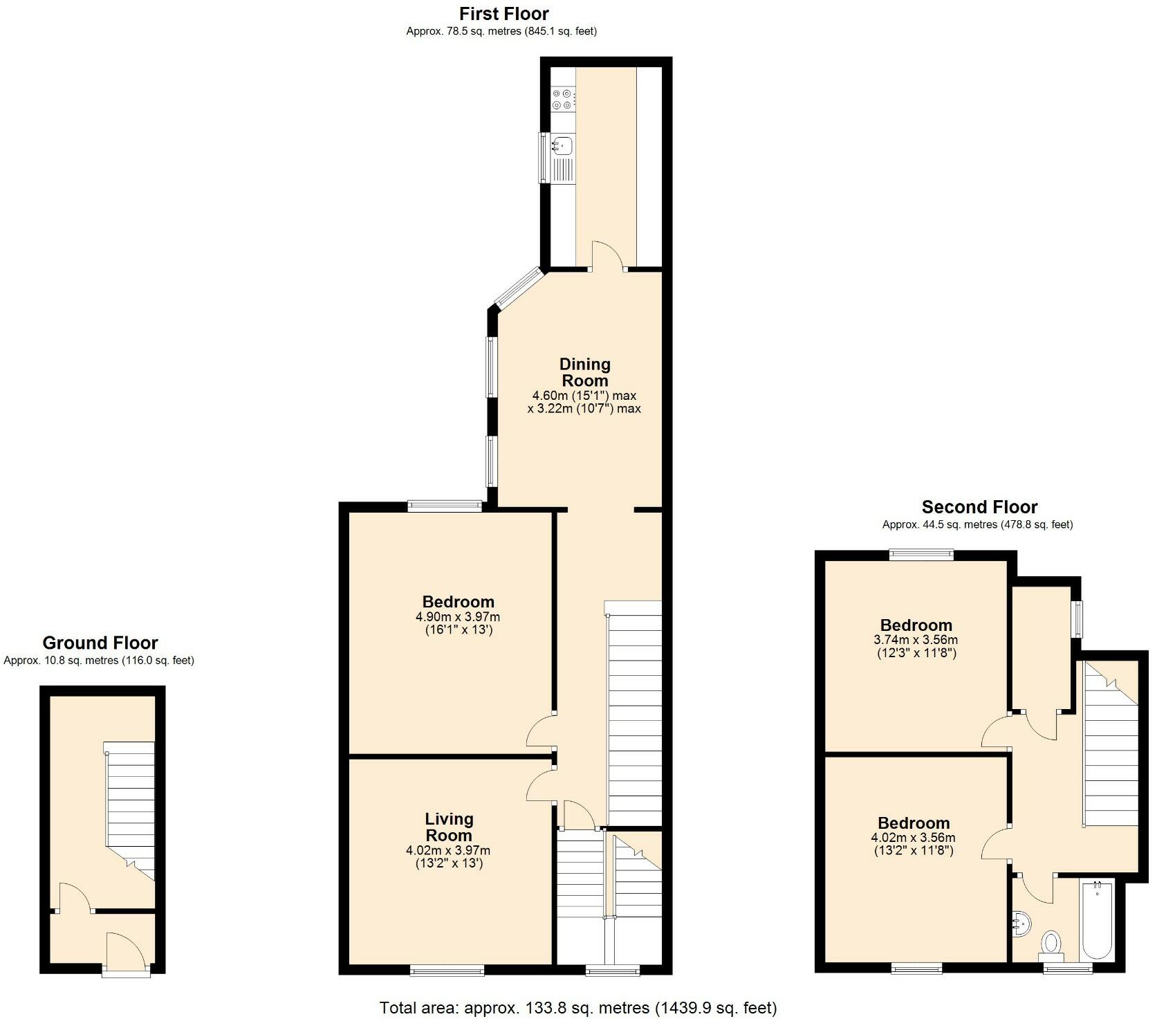 39A, High Street, Jedburgh, Roxburghshire, TD8 floorplan