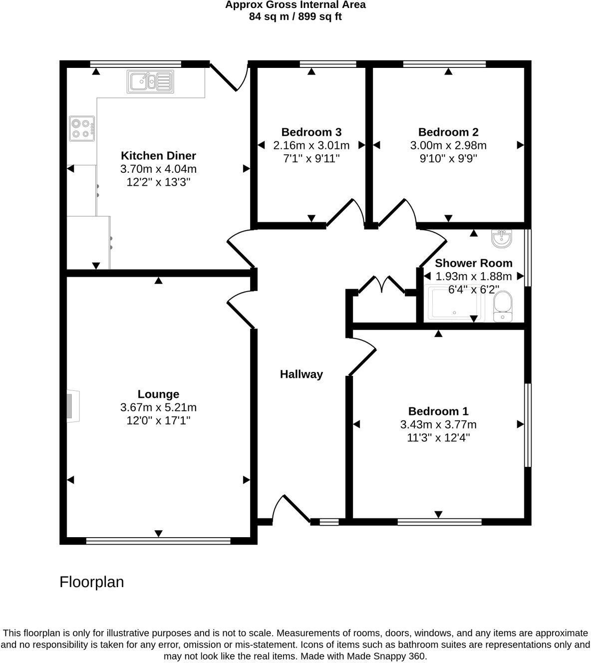 Lastingham Avenue, Eston floorplan